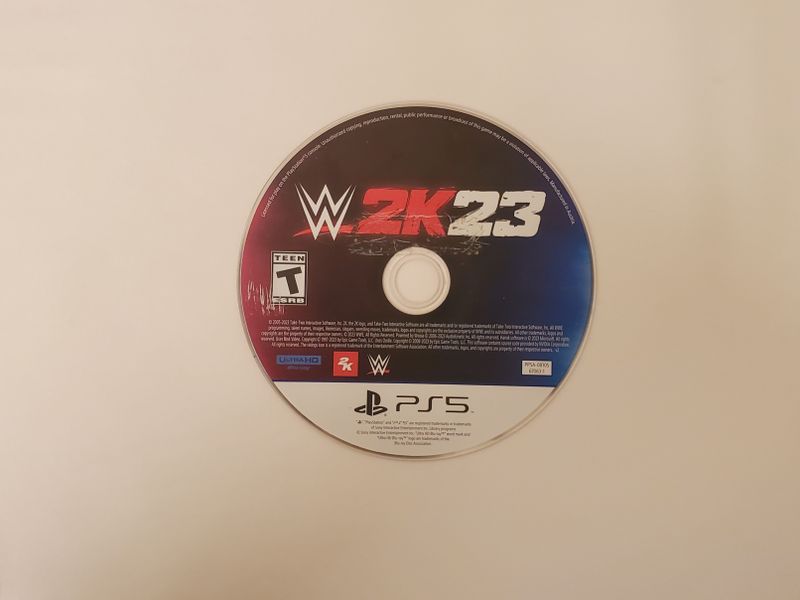 Sony Playstation 5 WWE 2K23 video game