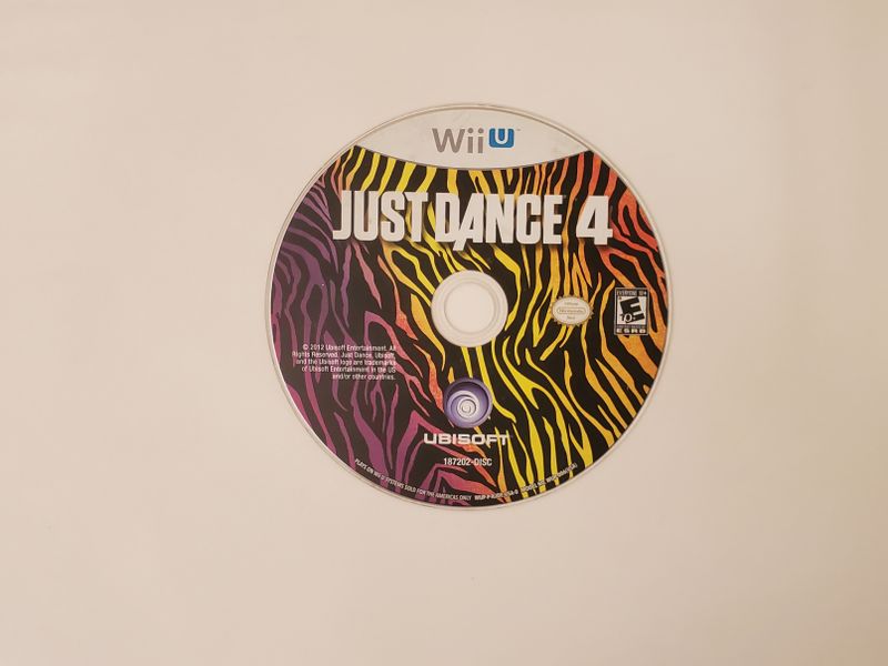 Nintendo Wii U Just Dance 4 video game