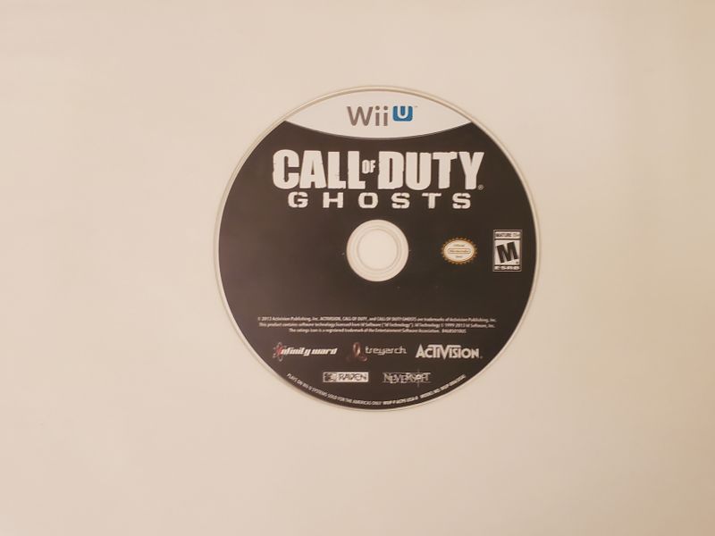 Nintendo Wii U Call of Duty: Ghosts video game