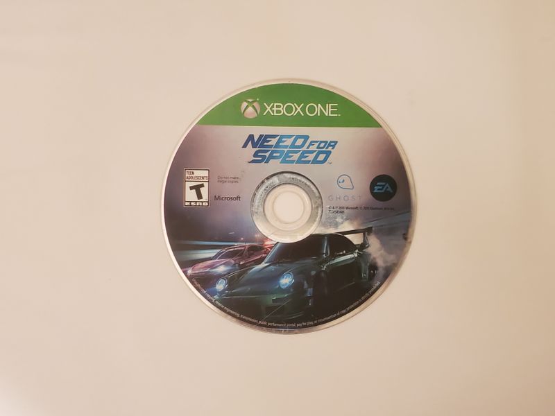 Microsoft Xbox One Need for Speed video game