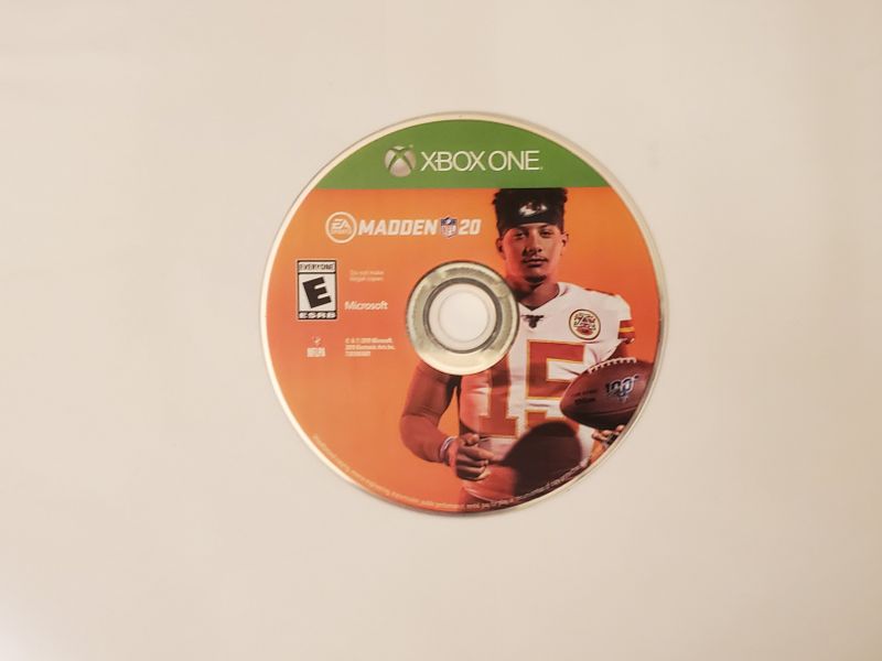 Microsoft Xbox One Madden NFL 20 video game
