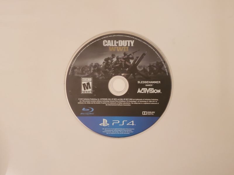 Sony Playstation 4 Call of Duty WWII video game
