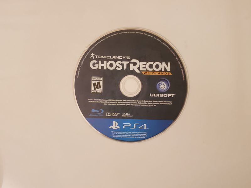 Sony Playstation 4 Ghost Recon Wildlands video game