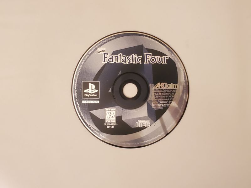 Sony PlayStation 1 Fantastic Four video game