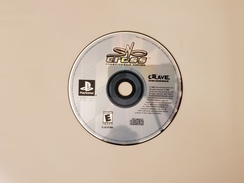 Sony PlayStation 1 Sno-Cross Championship Racing video game