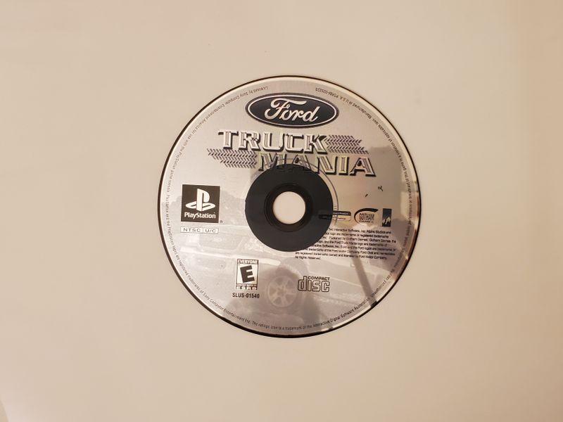 Sony PlayStation 1 Ford Truck Mania video game