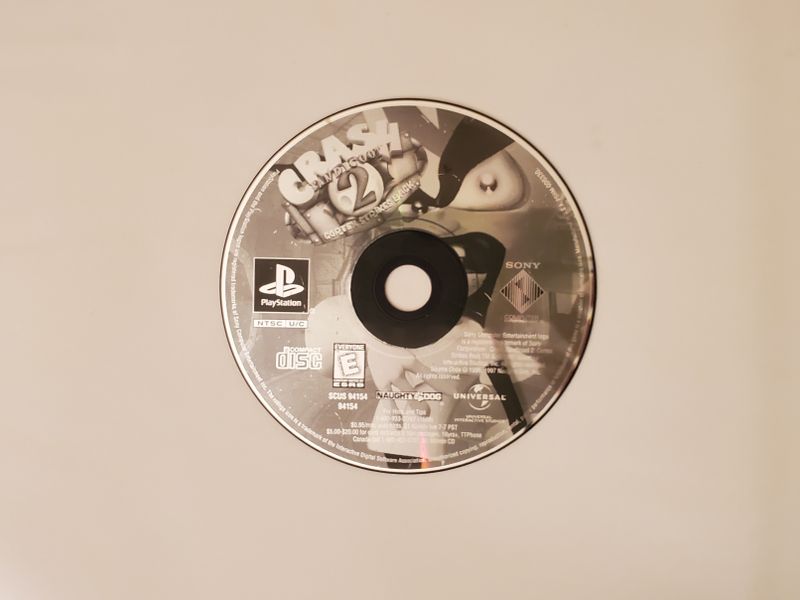 Sony PlayStation 1 Crash Bandicoot 2: Cortex Strikes Back video game
