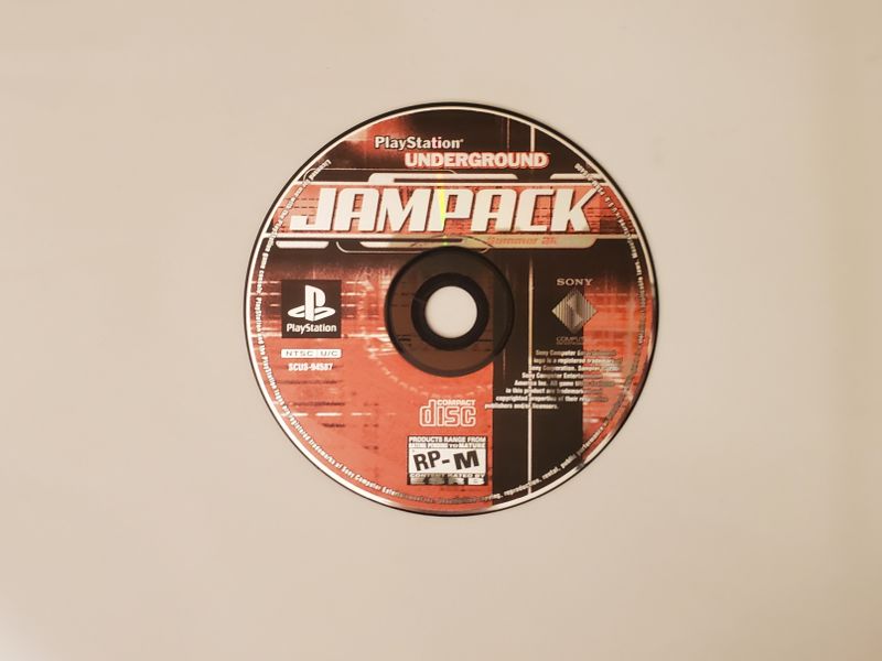 Sony PlayStation 1 PlayStation Underground Jampack video game
