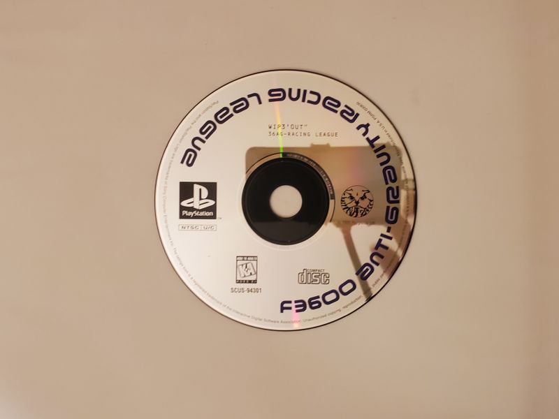 Sony PlayStation 1 Wipeout F3600 Anti Gravity Racing League video game