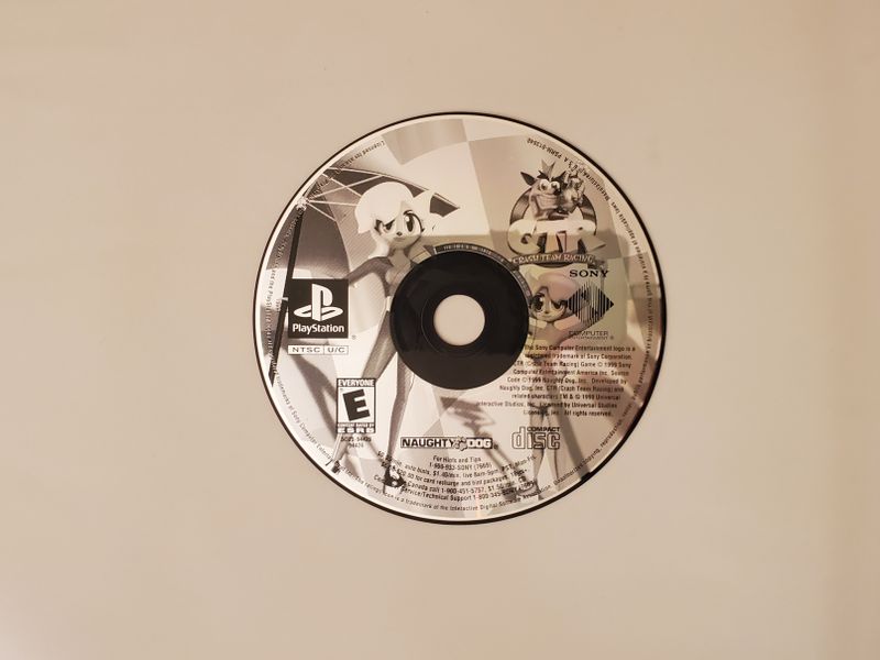 Sony PlayStation 1 Crash Team Racing video game
