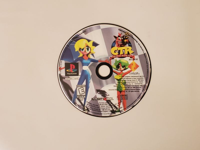 Sony PlayStation 1 CTR: Crash Team Racing video game