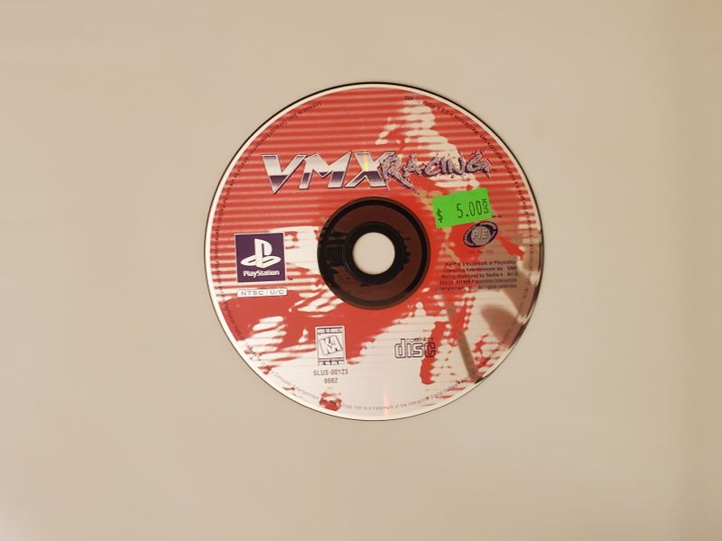 Sony PlayStation 1 VMX Racing video game