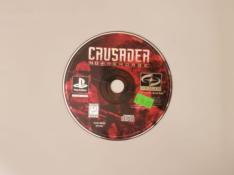 Sony PlayStation 1 Crusader: No Remorse video game