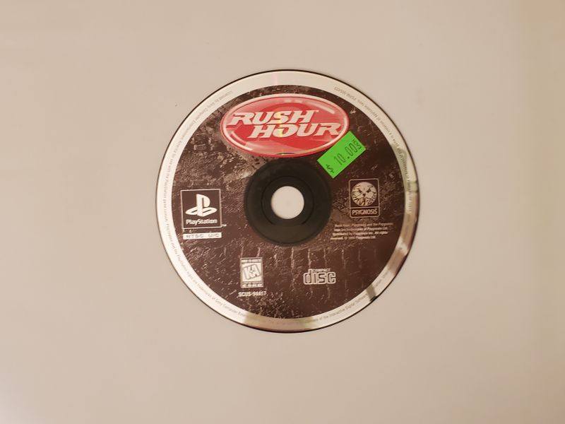 Sony PlayStation 1 Rush Hour video game