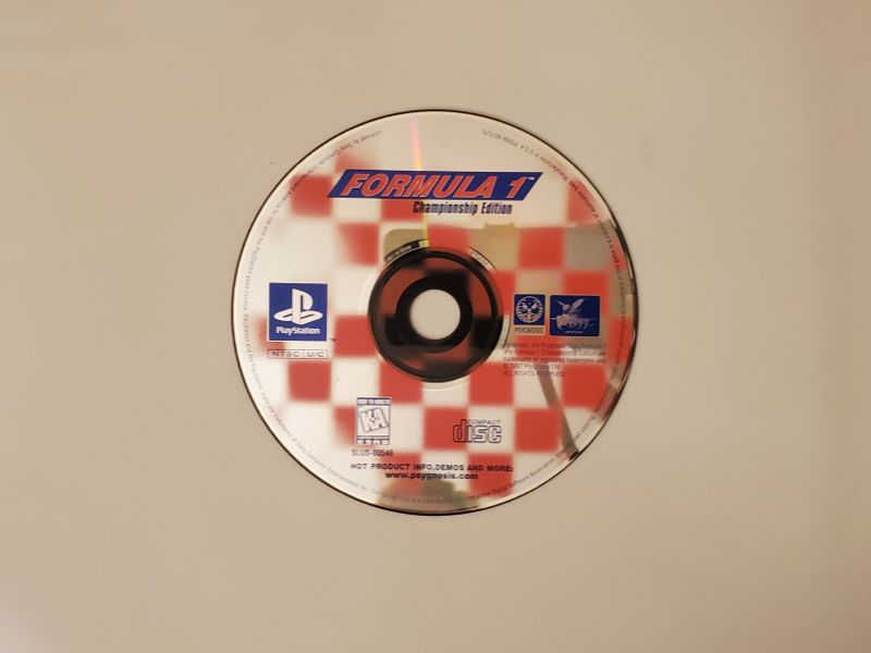 Sony PlayStation 1 Formula 1 Championship Edition video game