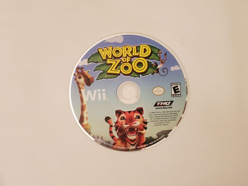Nintendo Wii World of Zoo video game