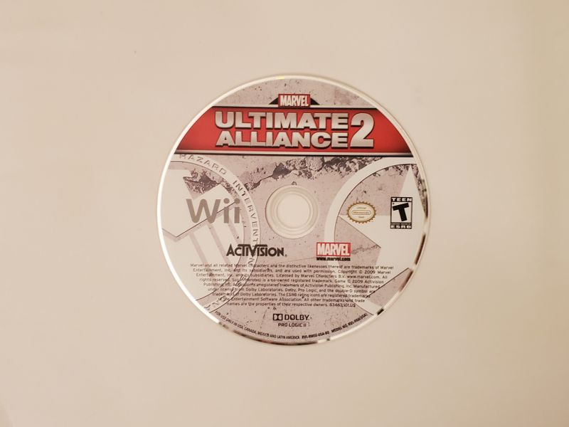Nintendo Wii Marvel Ultimate Alliance 2 video game