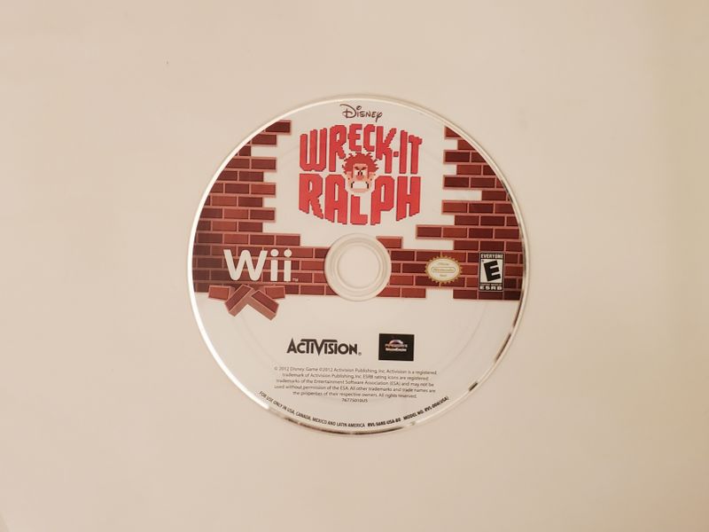 Nintendo Wii Wreck It Ralph video game