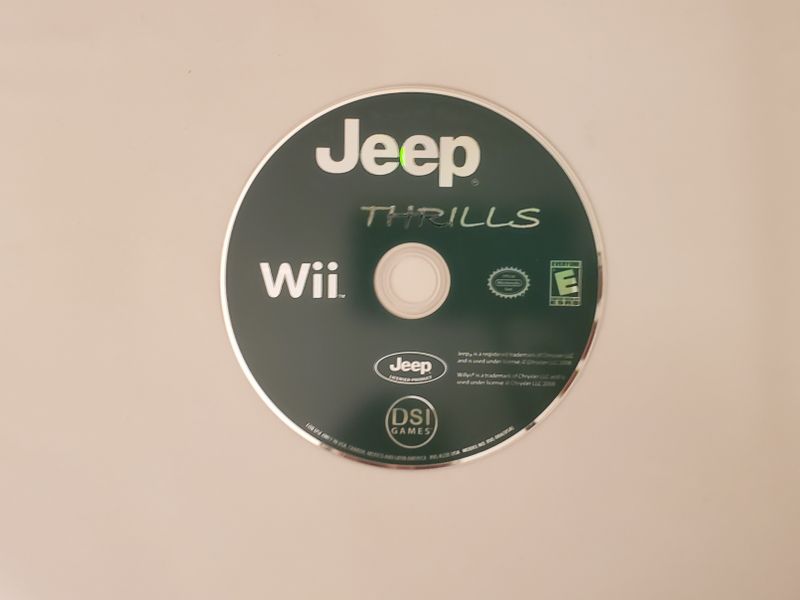 Nintendo Wii Jeep Thrills video game