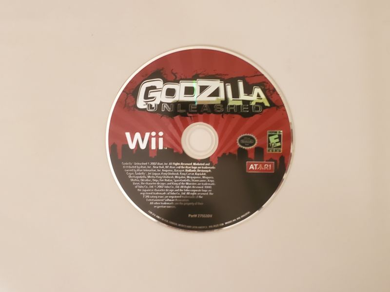 Nintendo Wii Godzilla Unleashed video game