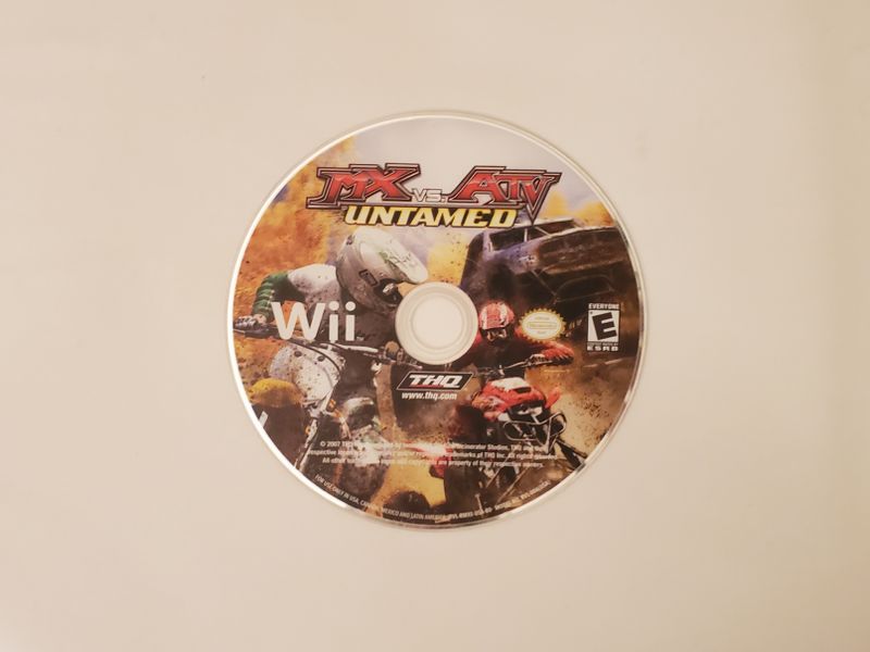Nintendo Wii MX vs ATV Untamed video game