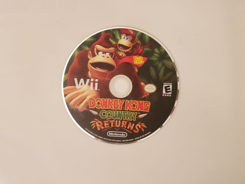 Nintendo Wii Donkey Kong Country Returns video game