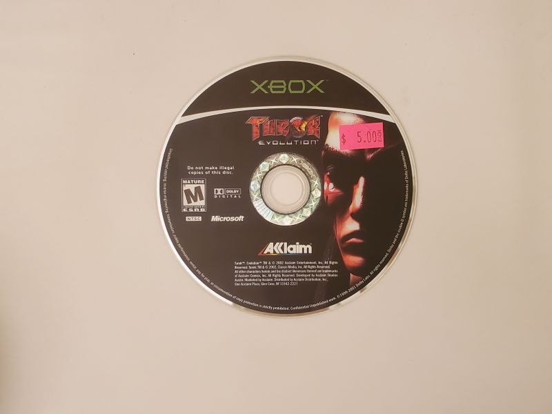 Microsoft Xbox Turok Evolution video game