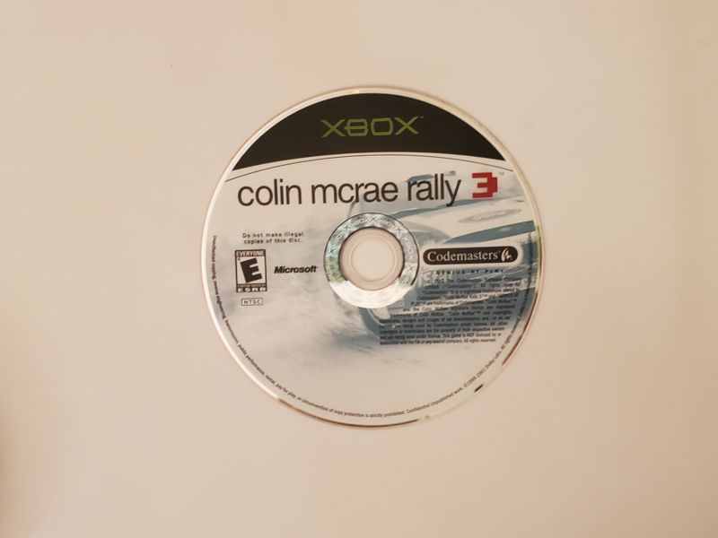 Microsoft Xbox Colin McRae Rally 3 video game