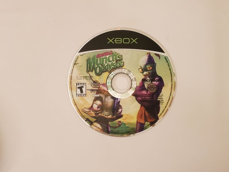 Microsoft Xbox Oddworld Munch's Oddysee video game