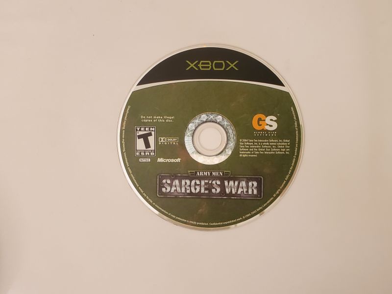 Microsoft Xbox Army Men Sarge's War video game