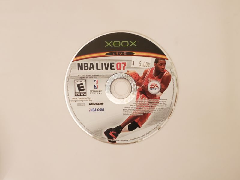 Microsoft Xbox NBA Live 07 video game