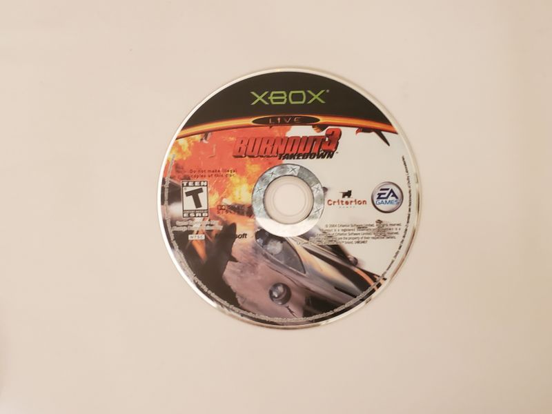 Microsoft Xbox Burnout 3 Takedown video game