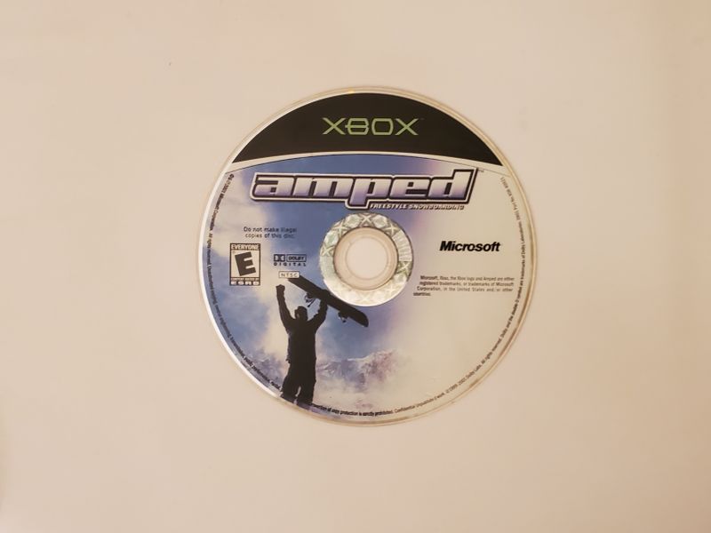 Microsoft Xbox Amped Snowboarding video game