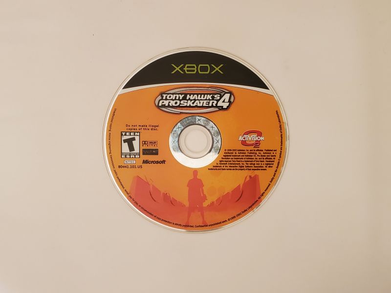 Microsoft Xbox Tony Hawk's Pro Skater 4 video game