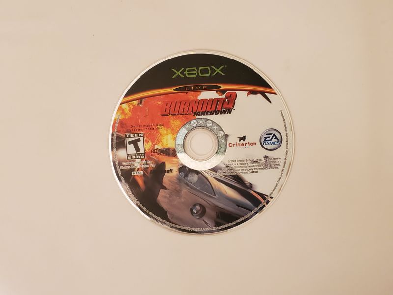 Microsoft Xbox Burnout 3 Takedown video game