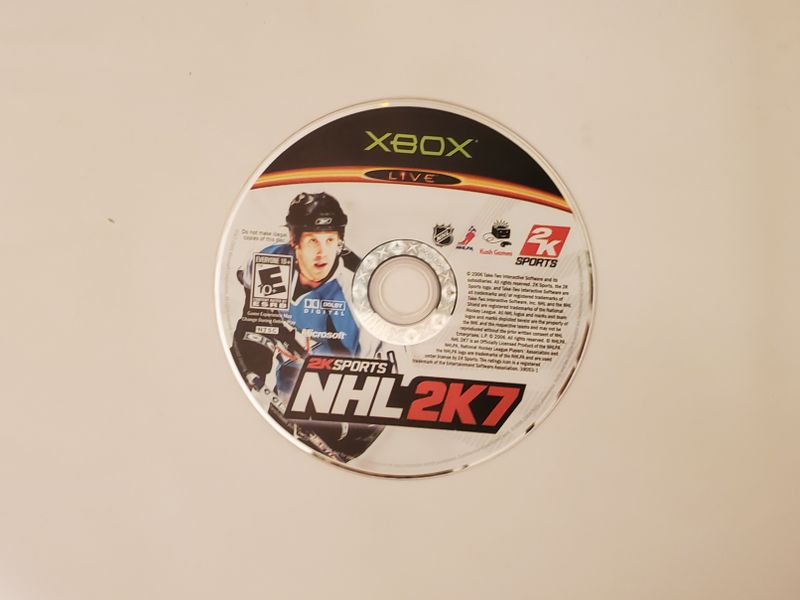Microsoft Xbox NHL 2K7 video game