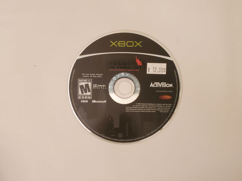 Microsoft Xbox True Crime New York City [Collector's Edition] video game