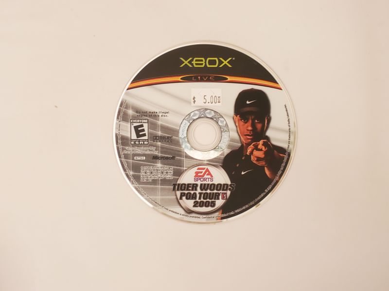 Microsoft Xbox Tiger Woods 2005 video game