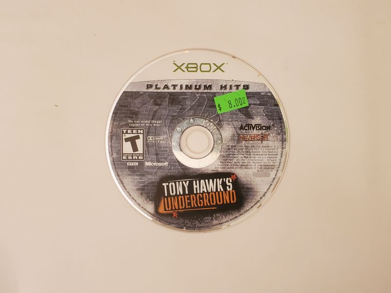 Microsoft Xbox Tony Hawk Underground [Platinum Hits] video game