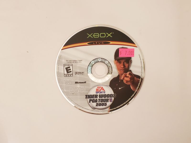 Microsoft Xbox Tiger Woods 2005 video game