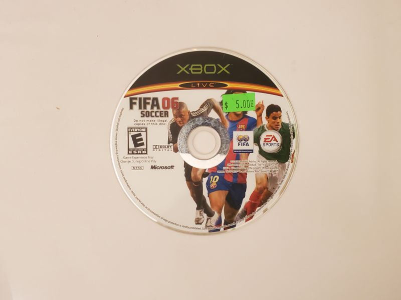 Microsoft Xbox FIFA 06 video game