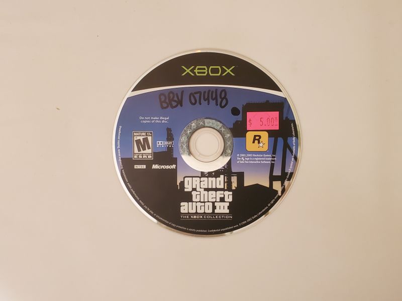 Microsoft Xbox Grand Theft Auto III (The Xbox Collection) video game