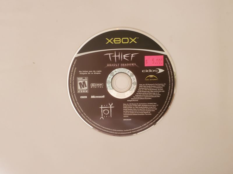 Microsoft Xbox Thief Deadly Shadows video game
