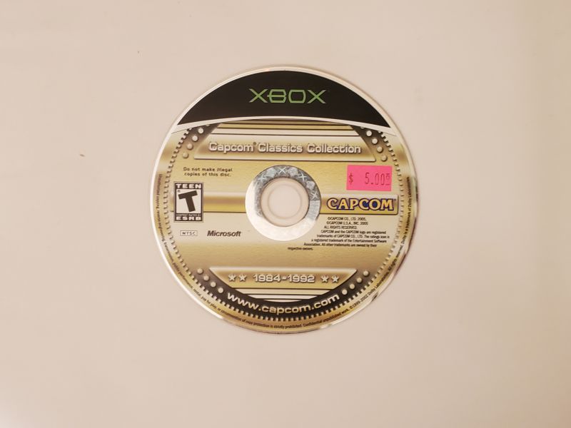 Microsoft Xbox Capcom Classics Collection video game