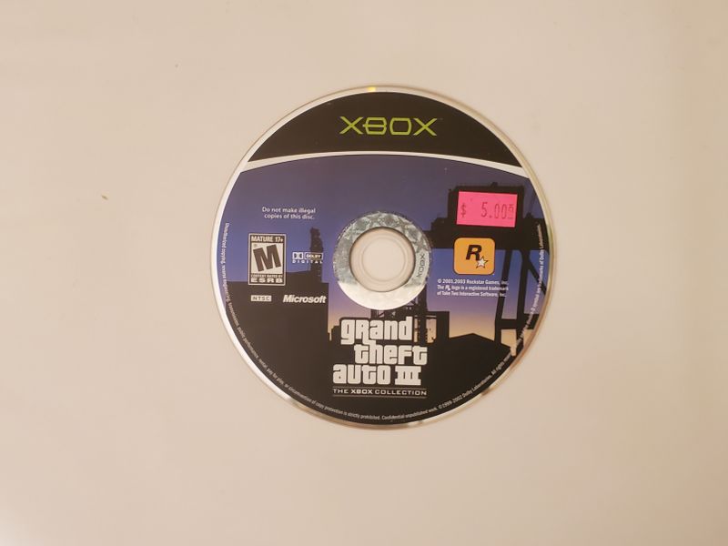 Microsoft Xbox Grand Theft Auto III: The Xbox Collection video game