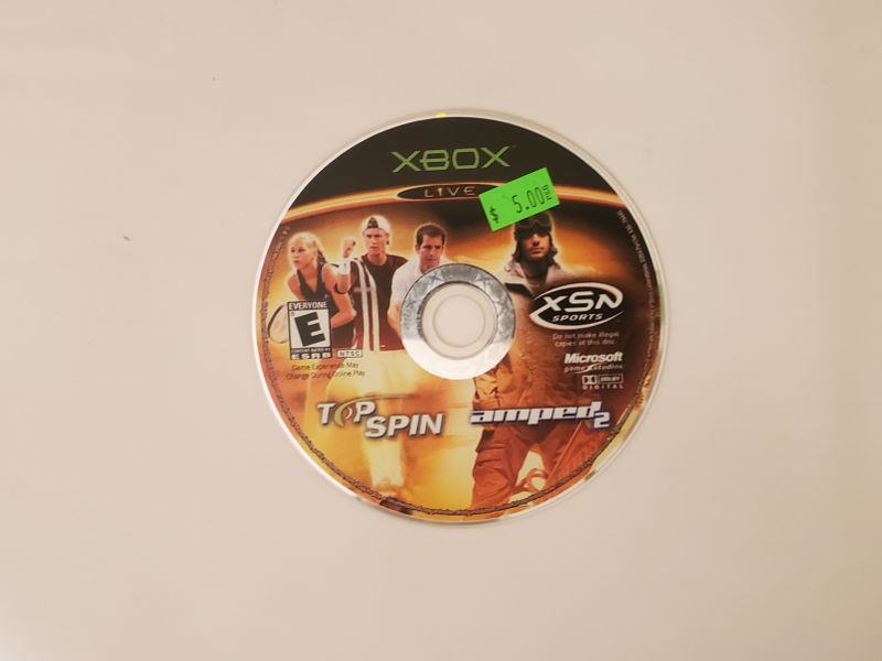Microsoft Xbox Top Spin / Amped 2 (Combo Disc) video game