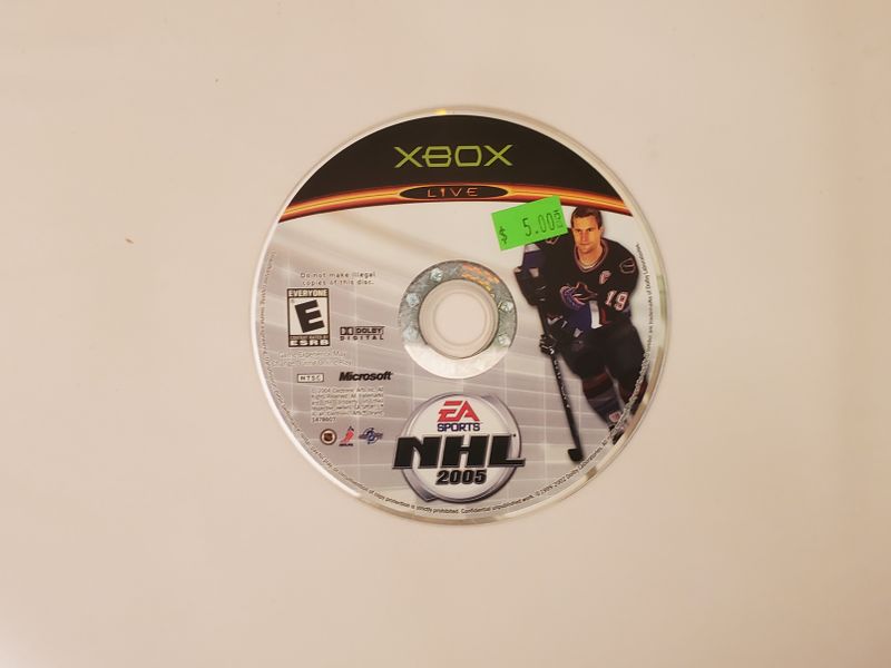 Microsoft Xbox NHL 2005 video game