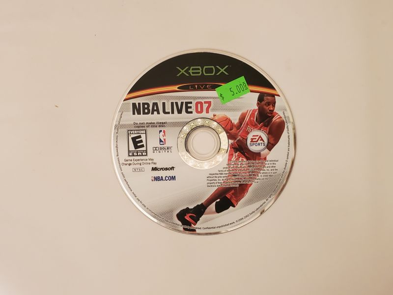 Microsoft Xbox NBA Live 07 video game