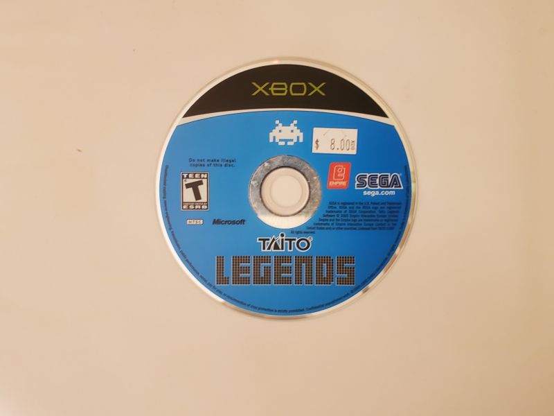 Microsoft Xbox Taito Legends video game