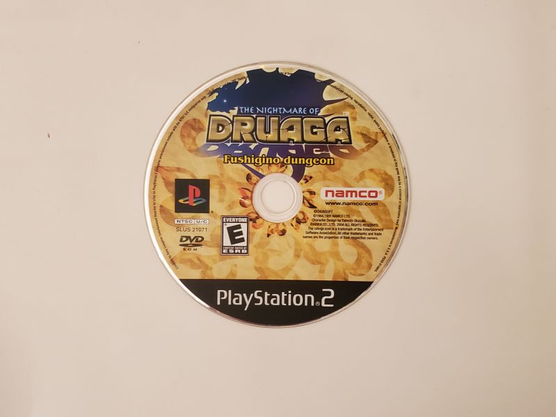 Sony Playstation 2 Nightmare of Druaga Fushigino Dungeon video game